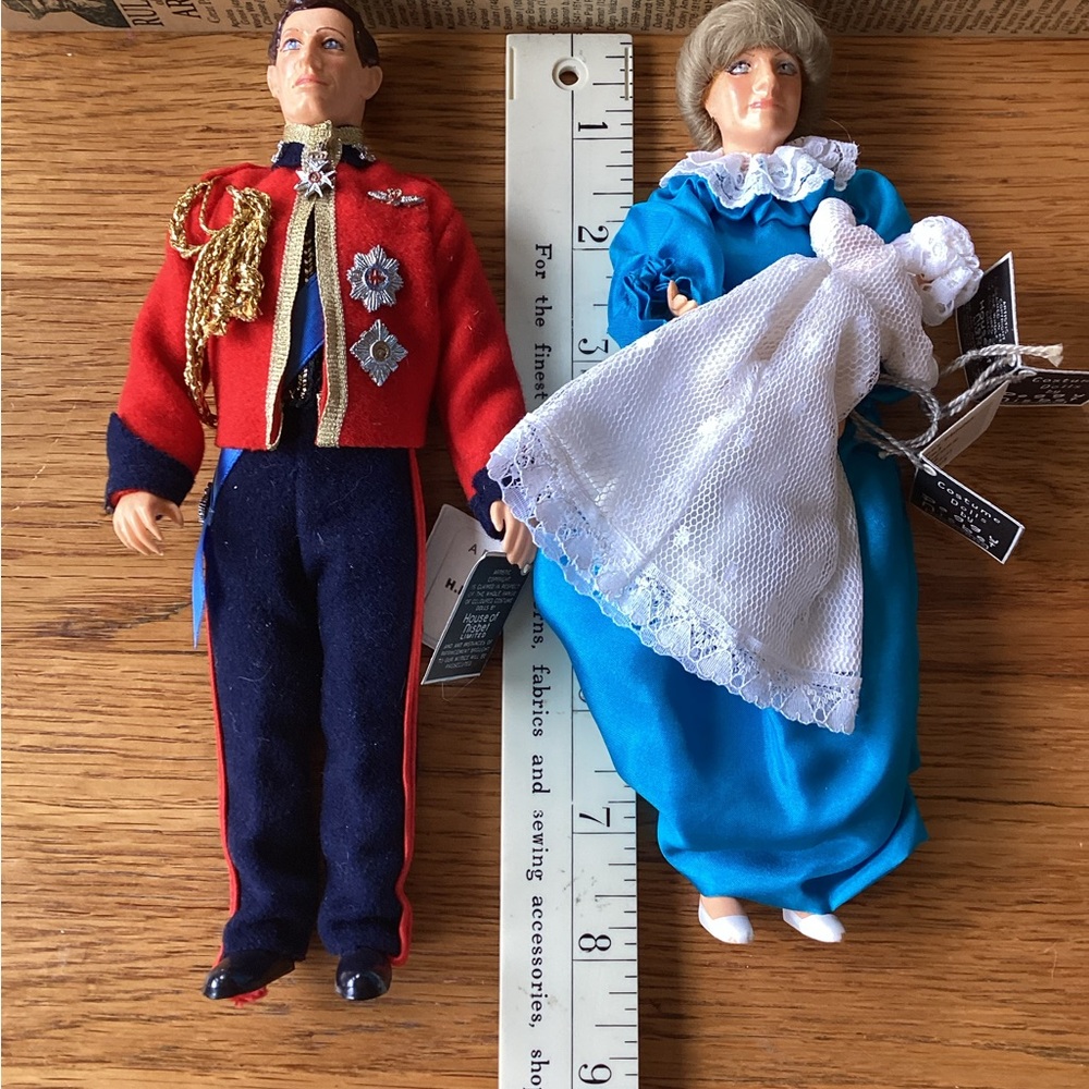 Peggy Nisbet: Royal Dolls🇬🇧 Charles, Diana,
Prince William. 1982 - Picture 7 of 16